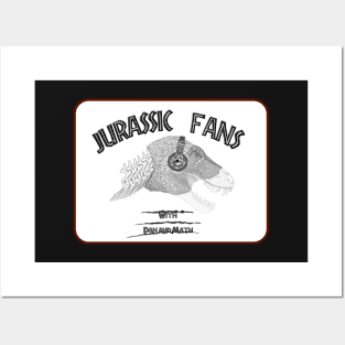 Jurassic Fans Podcast OG Logo Posters and Art